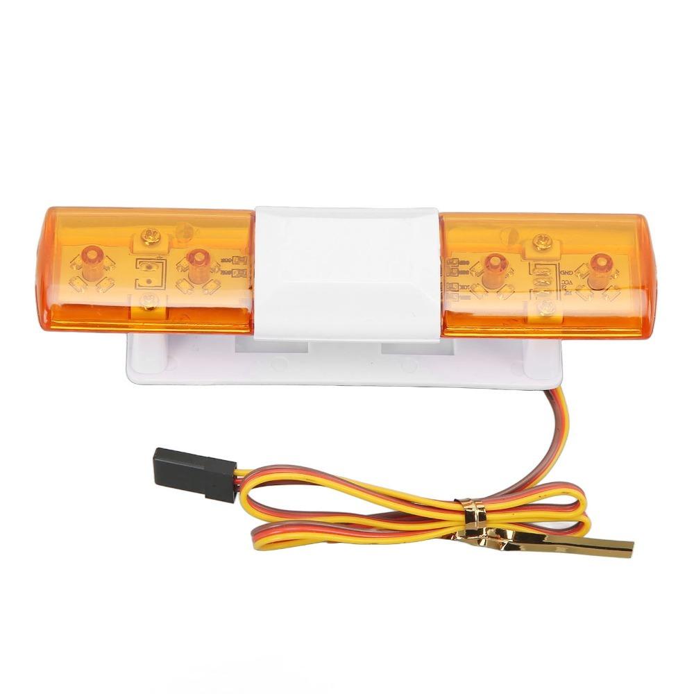 5 Modes Led Police Light Multi-Function Rc Accessories Rc Warning Light Simulation Police Lamp For Cc01/D90 /Axial Scx10