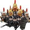 Новые серебряные солдаты MOC Войска династии Тан Фигурки Коллекция Кубики Аксессуары для древних воинов Игрушки Подарки KP904