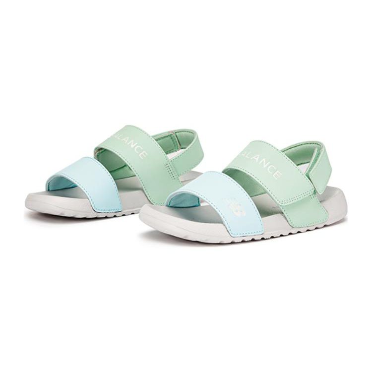 New Balance NCLAY Kids Green Blue Sandals Comfortable Wear Resistant YTNCLAYI