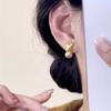Серебряные серьги-гвоздики элегантные смещенные серьги-пусеты с жемчугом Symphony стиль знаменитостей простые изысканные универсальные модные женские