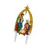Holy Family Nativity Scene Christmas Decoration Ornament with Light Lightweight Xmas Decor for