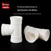 PVC Drainage Reducing Unequal Tee with Inspection and Socket Spigot