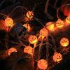 Led HalloweenPumpkinLantern String Atmosphere Decoration Battery BoxGhost Festival SmallPumpkin Colorful Lights