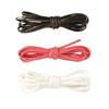 Coral Chocolate and White 3mm Synthetic Leather Cord 1.5m 3 Pieces