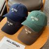 Unisex Embroidered Letter Baseball Cap Sunscreen Pointed Bone Women Men Cap Summer Hat NY  Accessories