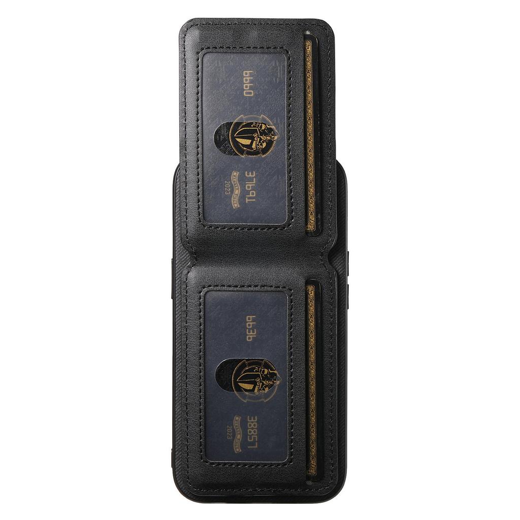 Чехол для телефона Honor Magic8 Lite 5G / X9d 5G / X70 5G Кожа с тканевой текстурой + ПК + ТПУ Чехол с держателем для карт с RFID-блокировкой