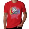 Funny Heavy Metal Unicorn Design T-Shirt blacks oversized graphic tee Men's cotton t-shirt