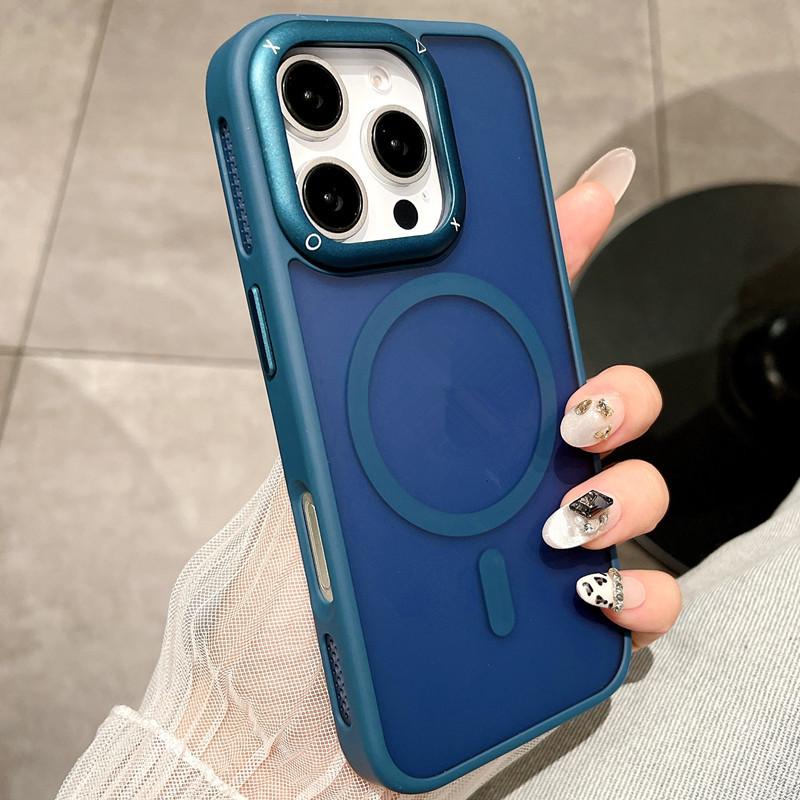Магнитный термоотводящий чехол для iPhone 17 для Apple 16 Pro Max - Полупрозрачный матовый