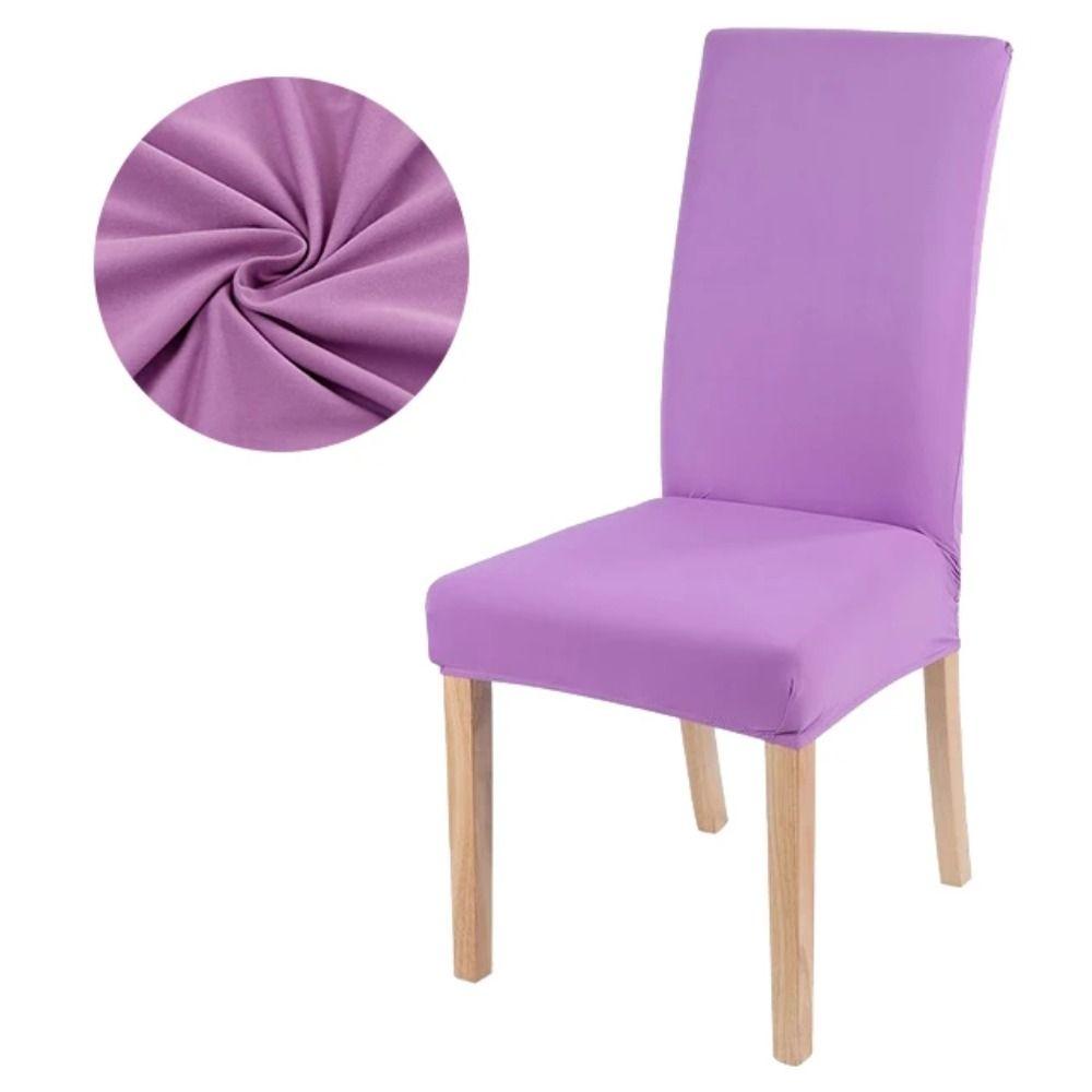 Elastic Chair Cover Waterproof Chair Slipcover Protector Anti-dirty Seat Cover Dining Room Kitchen