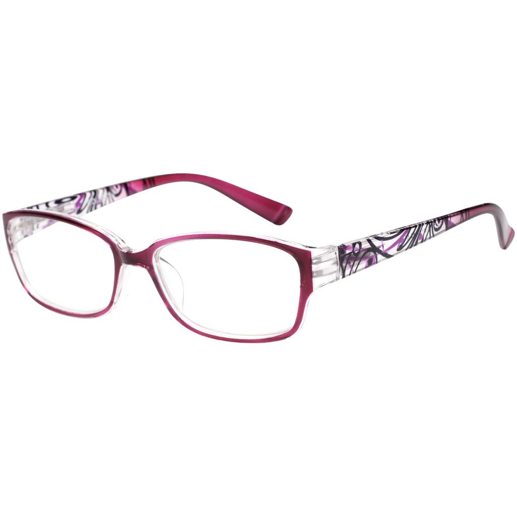 6pcs Reading Glasses Women Printed Reading Glasses Anti Blue Light Eyeglasses Unisex Red Glasses Men