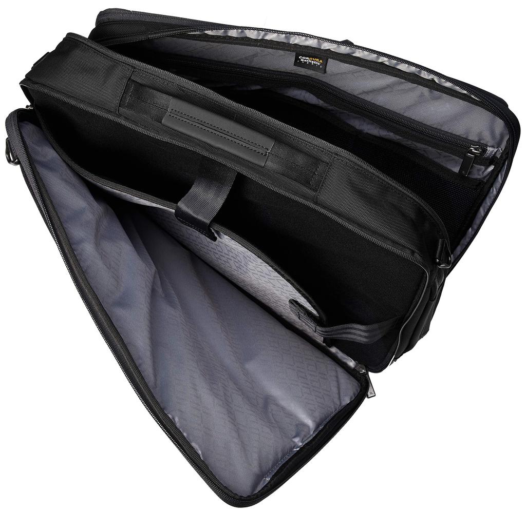 3way Business Bag Gadgetable CB Can Store Inch PC Cordura Setup Possible Business Bag Rucksack Black [Ace Gene] 15.6 [Uses Ballistic] No.62365 Men's