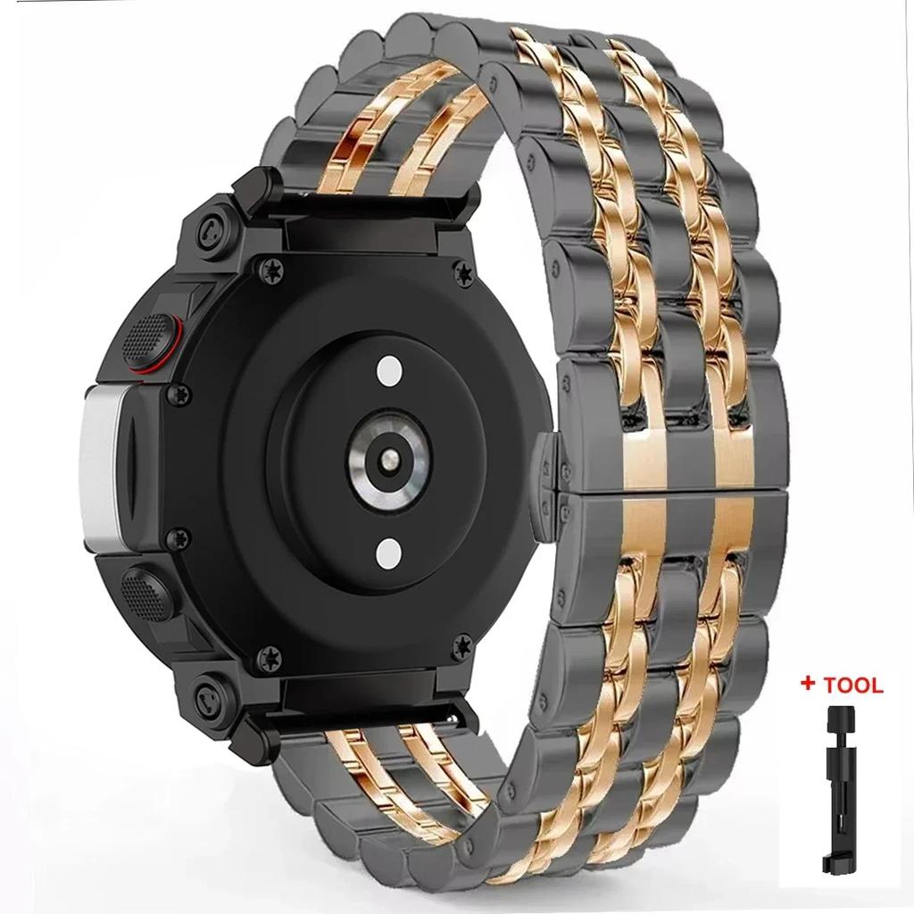 Для Amazfit T REX 3 Ремешок из нержавеющей стали Для Amazfit T Rex Pro/T-Rex Металлический браслет Ремешок для Amazfit T-Rex 2 amazfit tex Ремешки