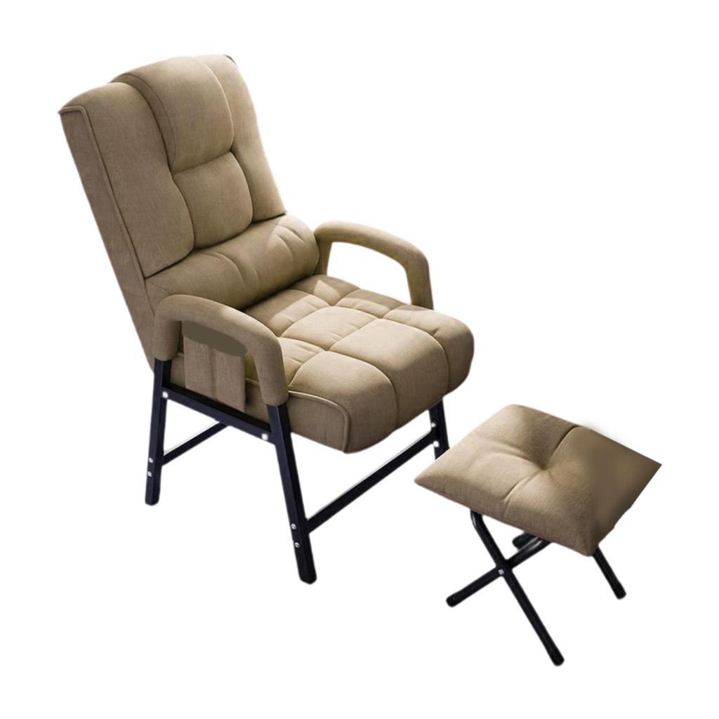 Folding Reclining Chair Adjustable Backrest Executive Chair Lazy Sofa Chair Comfortable Gaming Chair Desk Chair Office Chair