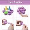 1pc 7 Holes Ice Pop Mold Ice Cream Popsicle Silicone Mold DIY Fruit Milkshake Home Kitchen Accessories Tools