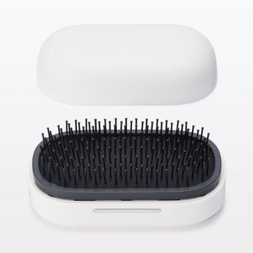 MUJI Vibrating Hair Brush White Width 10.6 X Depth 5.6 X Height 4.5cm MJ-VHB1/44821862