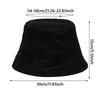 Solid Color Bucket Hat Chiffon Fabric Basin Cap Japanese-Style Fisherman Hat  Summer