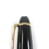 Great MONTBLANC fountain pen Meisterstck Classic Cap type Black gold 14K mens Used