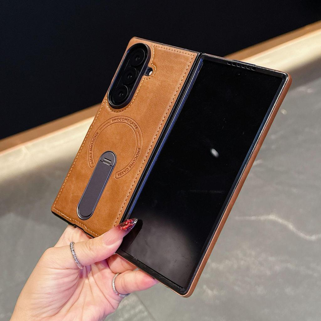 Чехол-книжка Samsung Z Fold7 с вращающейся на 360° подставкой и магнитной беспроводной зарядкой