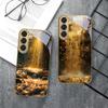 Великолепные пейзажи Для Samsung Galaxy S26 S20 FE S21 S22 S23 Plus S24 Ultra S25Ultra S21+ S22Plus Золотой стеклянный чехол для телефона