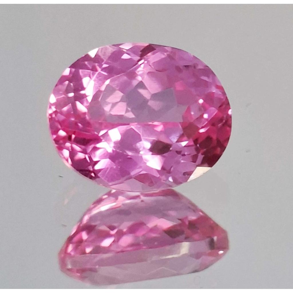 9-11 Ct Natural Pink Color Spinel Oval Cut Fabulous Certified Loose Gemstone