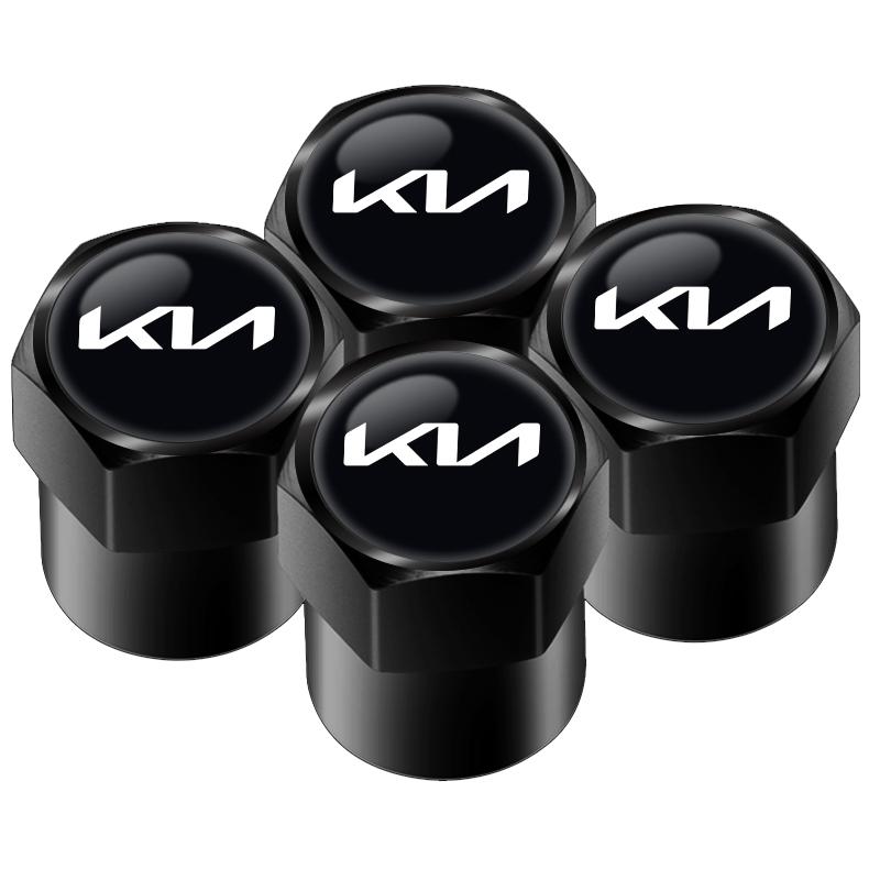 ABCDEN1 Car Suede keychain Metal Wheel Tires Valves Tyre Stem Caps For KIA Rio Ceed Sportage Cerato Soul Sorento Picanto Optima
