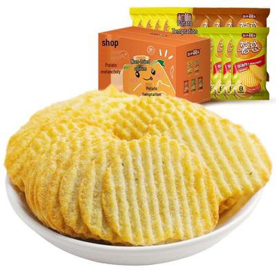 Нежареные картофельные чипсы Yanjin Puzi