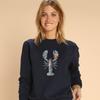 Women's Sweatshirt - FLORAL LOBSTER