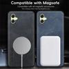 Классический Ретро Кожаный Мягкий Чехол для IPhone 17 Air 16e 16 15 14 13 12 11 Pro Max Plus Магнитная Беспроводная Зарядка Задняя Матовая Крышка