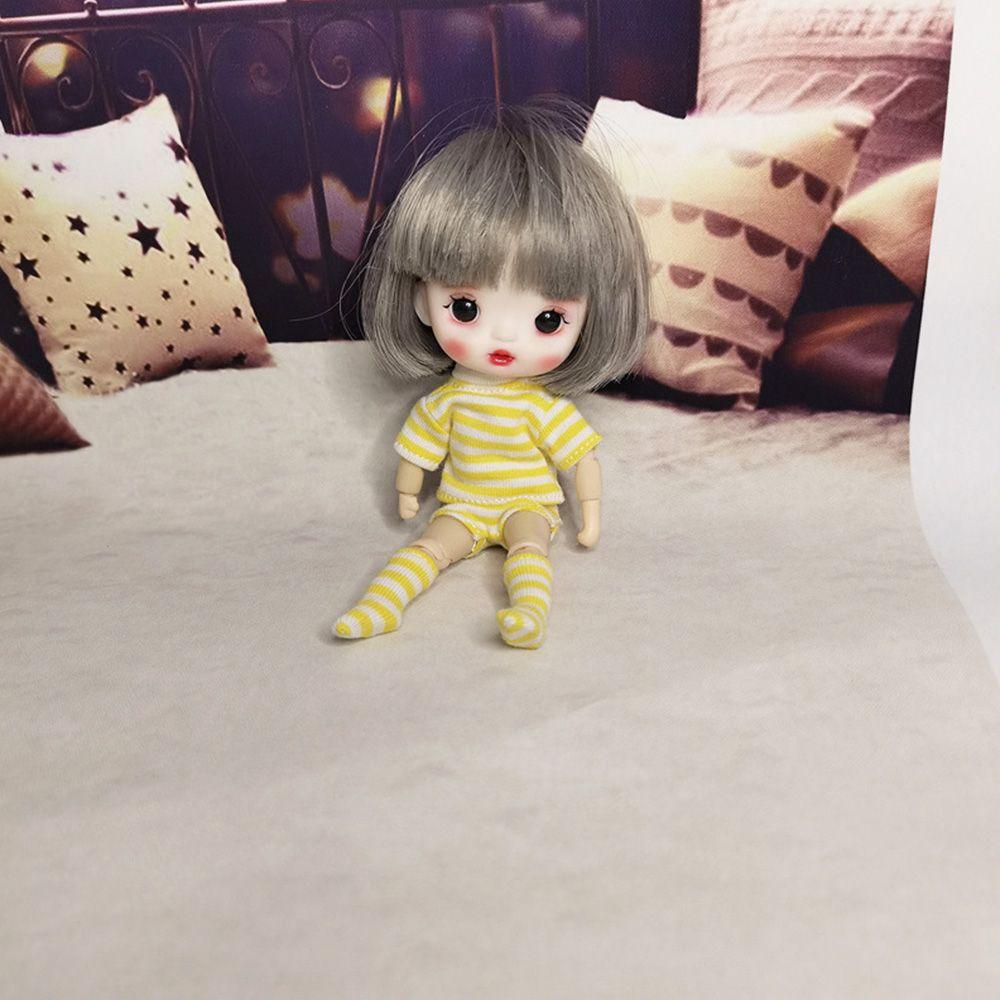 1/12 OB11 Doll Clothes Suits Doll Cotton Socks 1/11 Doll Panties DIY Doll Clothes BJD Doll T-shirt
