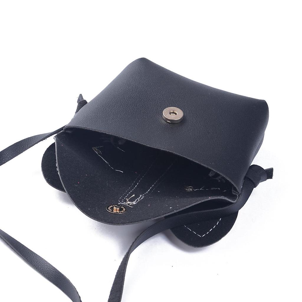 Children Bowknot Dog Shoulder Bag Baby Purse PU Leather Messenger Bag Kid Crossbody Bag Wallet