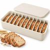 11-Slot Silicone Bread Freezer Box Divider Insert Freezer Bread Box  Food Organization