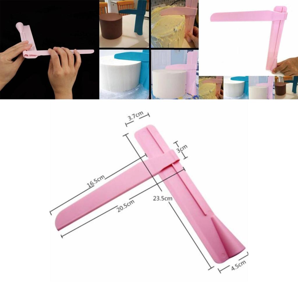 Премиальный регулируемый скребок для мастики и тортов для легкого нанесения глазури и крема
