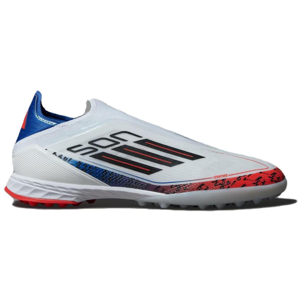 Adidas F50 Pro Son Comfortable Lightweight Non-Slip Durable Football Shoes Unisex Football Shoes White JR5892
