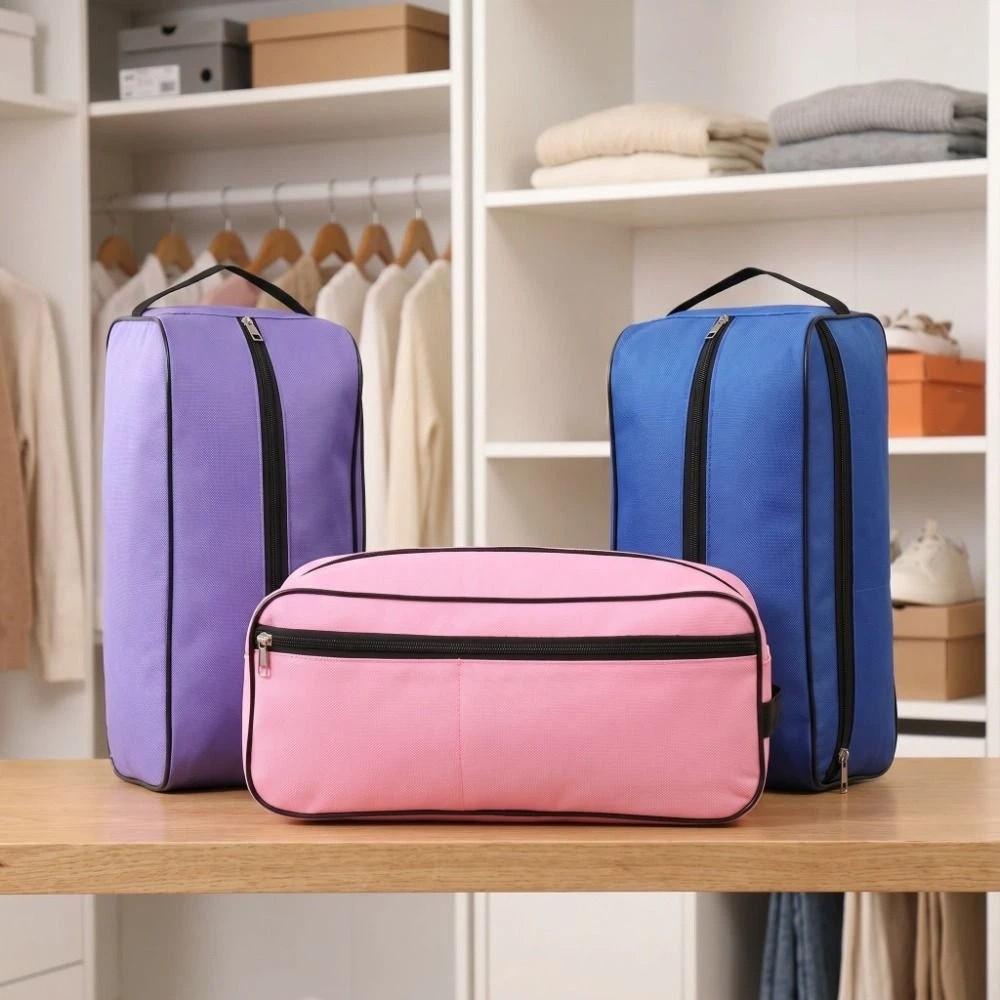 Oxford Fabric Sneaker Storage Pouch Waterproof Travel Shoe Organizer Portable Shoe Bag Sports