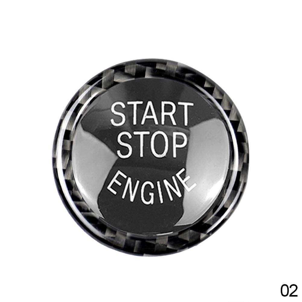 2Pcs Car Engine Start Stop Button Replace Cover Trim Styling Accessories Trim Sticker for BMW E90 E92 E93 320i Z4 E89 2009-2012