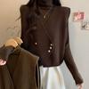 Women's Loose Knitted Cashmere Vest - Autumn 2025 Sweater Cardigan