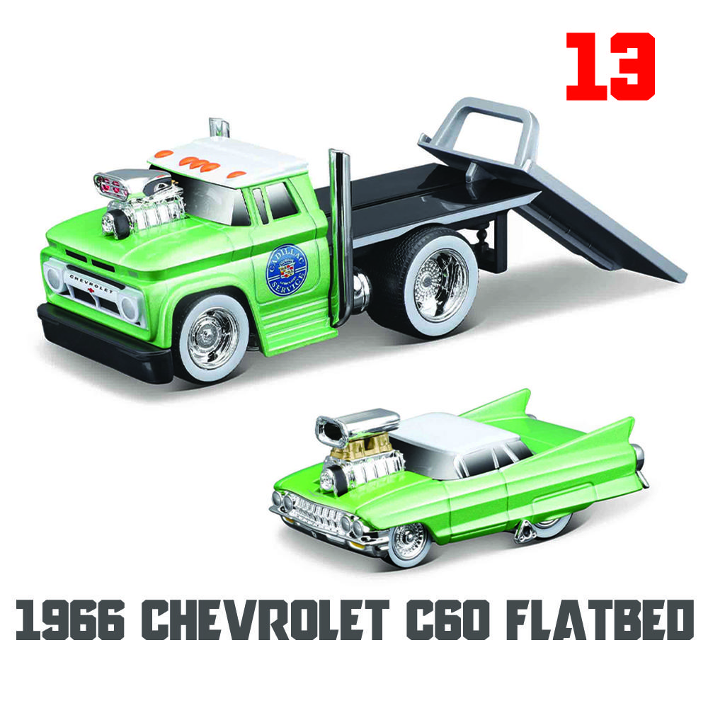 Майсто 1:64 Новый стиль Грузовик-транспортер Chevrolet комбинация тележка для поддонов статическая сплав модель автомобиля детский игрушечный коллекционный