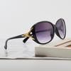 Новые модные солнцезащитные очки для женщин Винтажные очки Смола Круглые Для улицы Защитные очки Дизайнерские очки класса люкс Защита от УФ-лучей