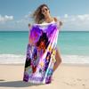 Personalized customized proof beach towel with Aphmau pattern - soft, absorbent, quick-drying, perfect swimming, camping&bathing