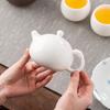 Mutton Fat Jade White Porcelain Master Tea Set