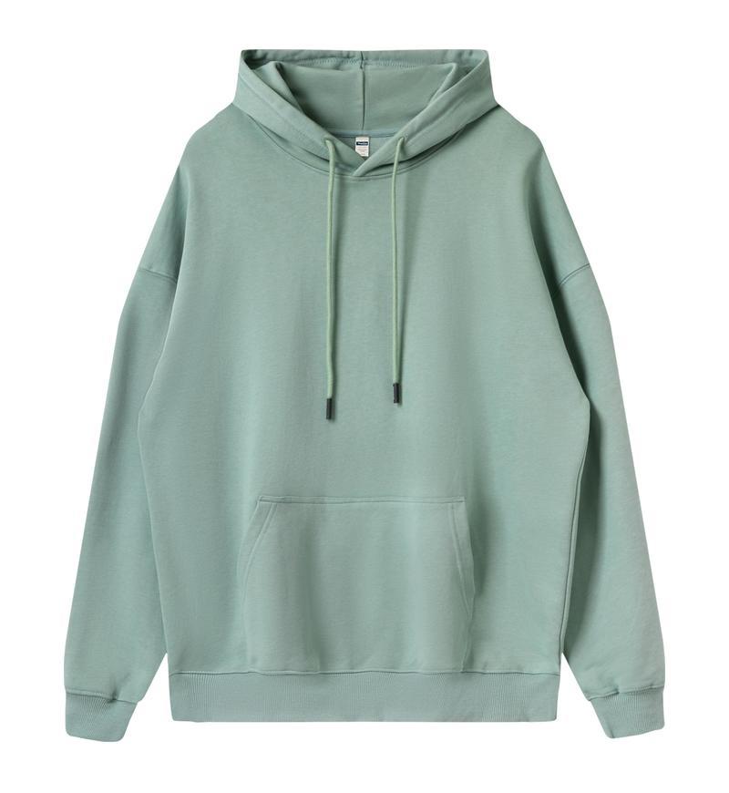 360g Terry Loop Drop-Shoulder Pocket Sweatshirt Fashionable Double-Layer Hooded Student Oversized Trendy Youth Sweatshirt