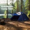 EchoSmile Туристическая палатка, легкая сборка, водонепроницаемая, выдерживает давление воды, полностью защищает от УФ-лучей, портативная, на 3 человека, ультралегкая, (5 минут), (3000 мм Сопротивление), Закрываемый,