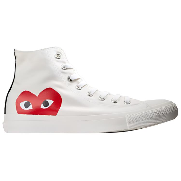 Кеды унисекс Comme Des Garçons x Converse Chuck 70 Hi Play Белые 1CK709