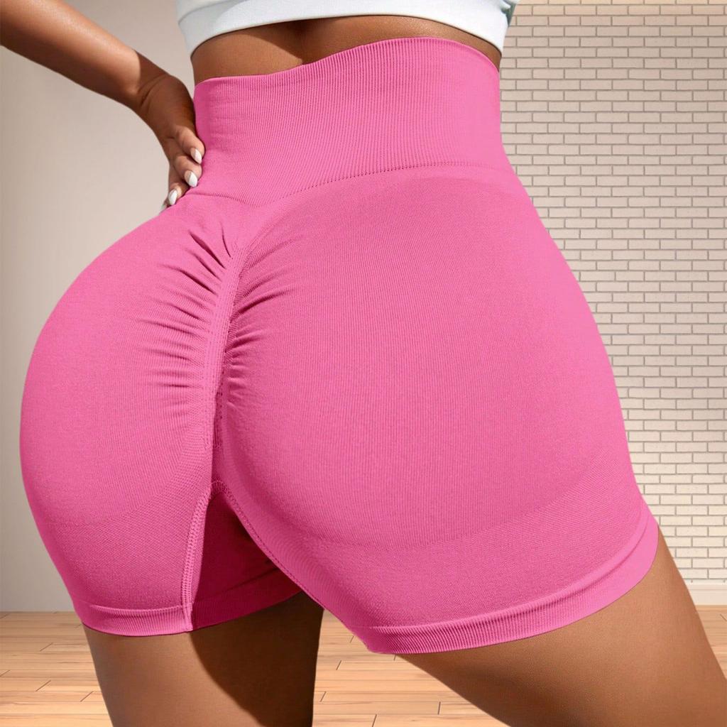 Women's High Waist Peach Lift Hip Sports Shorts Tight Yoga Shorts