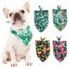 Hawaiian Style Pet Triangular Bandage Bandana for Dogs Cats Aninmals Flamingo Print Dog Scarf Bibs Mascotas Grooming Accessories