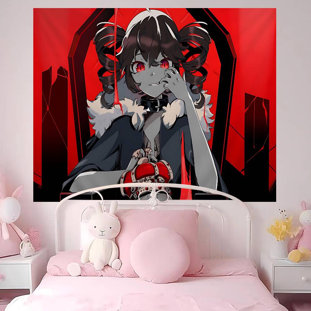 Popular Singer Kasanes Teto Chart Tapestry Art Science Fiction Room Home Decor Cheap Hippie Wall Hanging