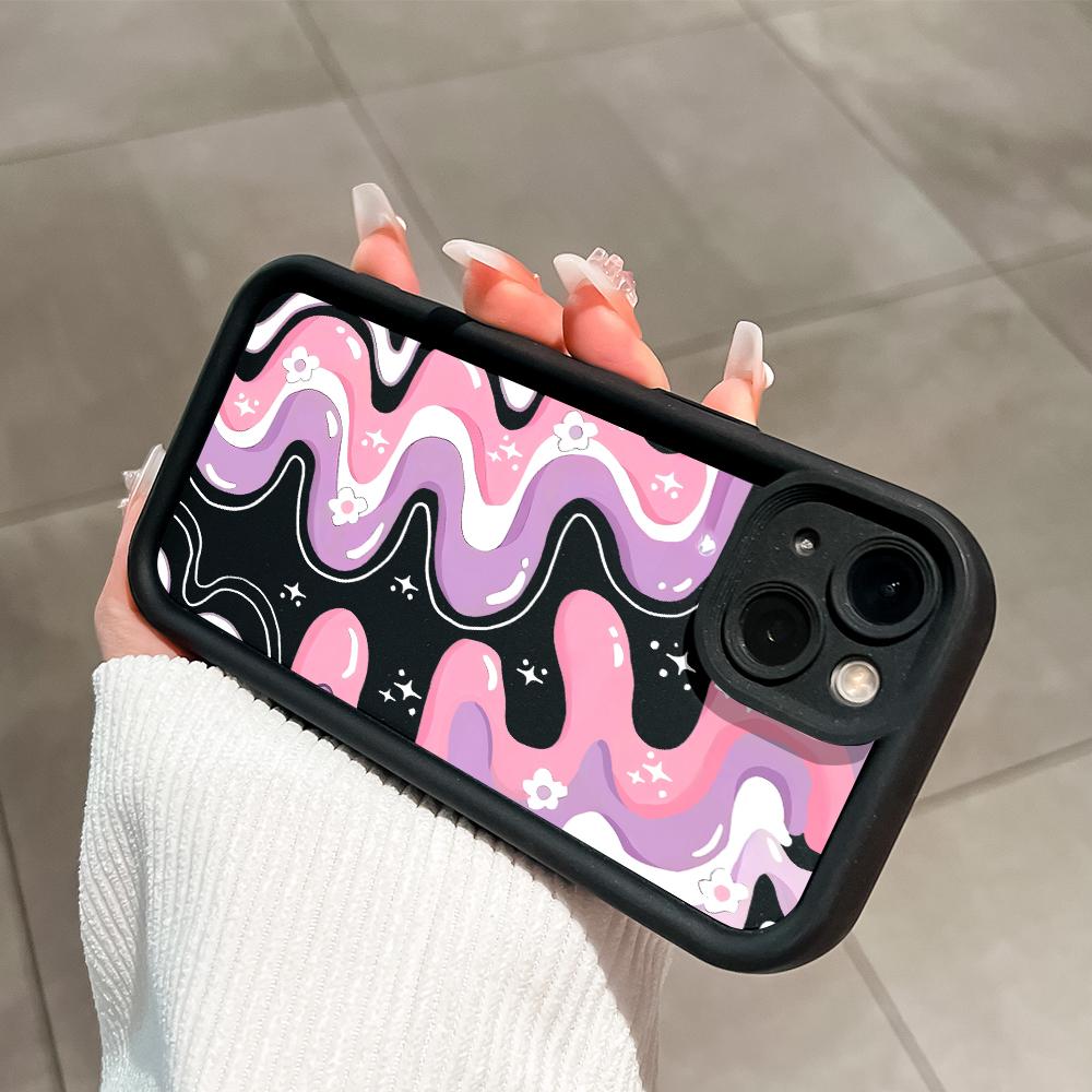 Мягкий силиконовый квадратный чехол с рисунком лестницы для телефона, полное покрытие, противоударный защитный резиновый чехол для камеры для Xiaomi Redmi