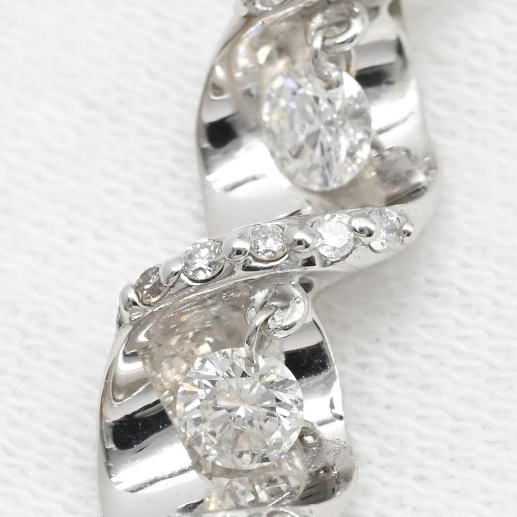 NON BRAND - Trilogy Diamond PendantNecklace K18WG/diamond Array