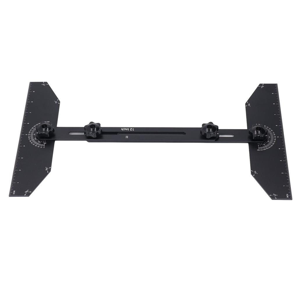 Алюминиевый шаблон для ступеней лестницы, инструмент для шаблона, вращающийся на 360 градусов, регулируемая длина и угол наклона