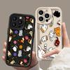 Милый кот Очаровательный чехол для телефона Для iPhone Apple 17 AIR 16 16E 11 12 13 14 15 XR Plus Pro Max Чехол своими руками ТПУ Ударопрочная крышка Capa
